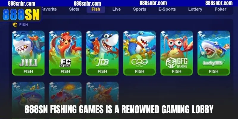 888SN fishing games is a renowned gaming lobby