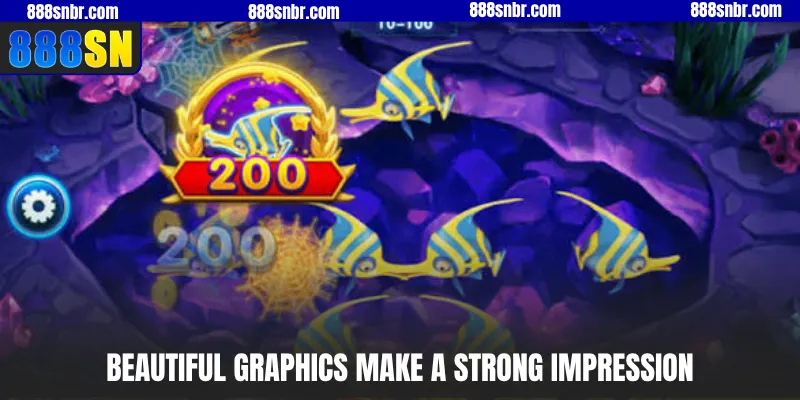 Beautiful graphics make a strong impression