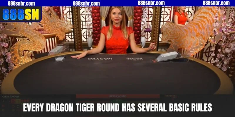 Every Dragon Tiger round has several basic rules