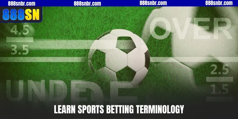 Learn sports betting terminology