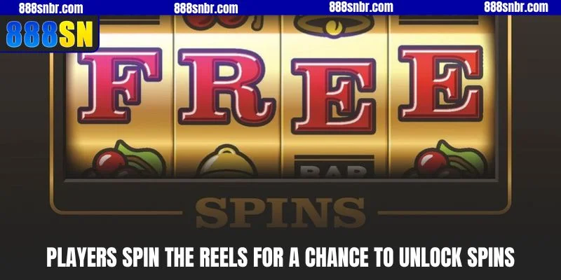 Players spin the reels for a chance to unlock Spins