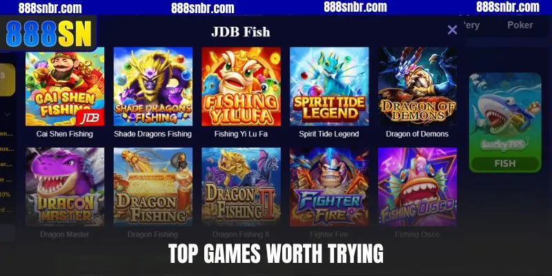 Top games worth trying
